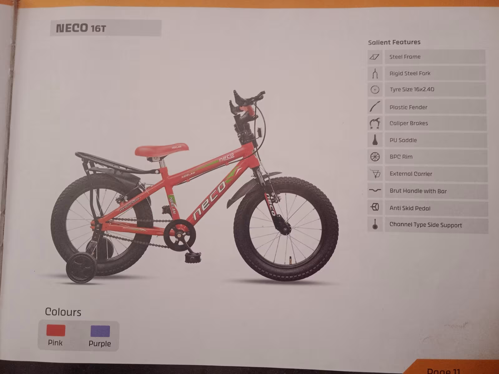 Neco 16T Kids Bicycle